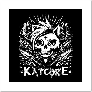 Deathcore Cat | Hardcore Cat | Catcore Posters and Art
